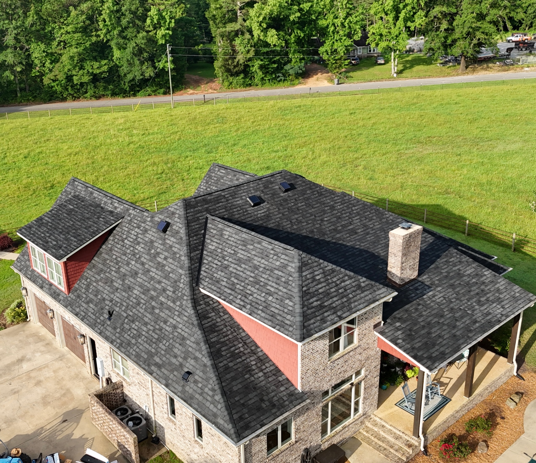 Completed Shurden's Roofing project near Maben, MS